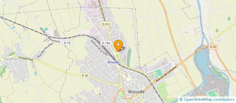 localisation de l'entreprise BRICO-BRIOUDE à BRIOUDE