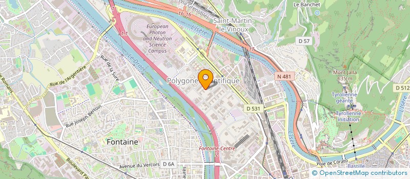 localisation de l'entreprise BRICO CEA GRENOBLE à GRENOBLE