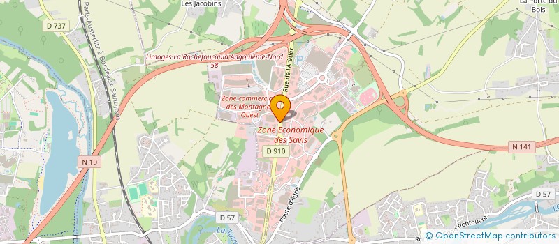 localisation de l'entreprise BRICO CHAMPNIERS à CHAMPNIERS
