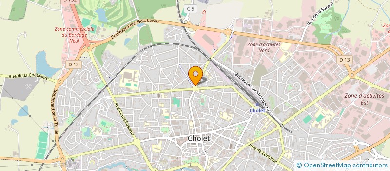 localisation de l'entreprise BRICO CHOLET à CHOLET