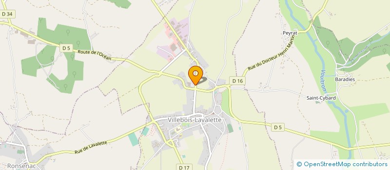 localisation de l'entreprise BRICO CO à VILLEBOIS-LAVALETTE