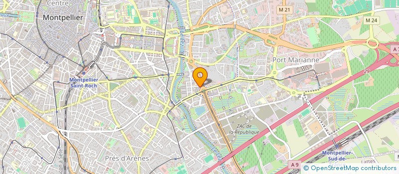 localisation de l'entreprise BRICO-CONCEPT à MONTPELLIER