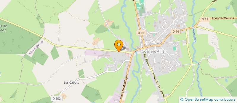 localisation de l'entreprise BRICO COSNE D'ALLIER à COSNE-D'ALLIER