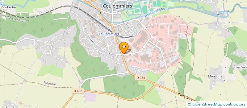 localisation de l'entreprise BRICO COULOMMIERS à COULOMMIERS