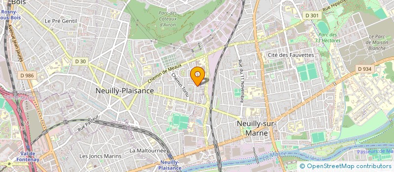 localisation de l'entreprise BRICO & DECO à NEUILLY-PLAISANCE