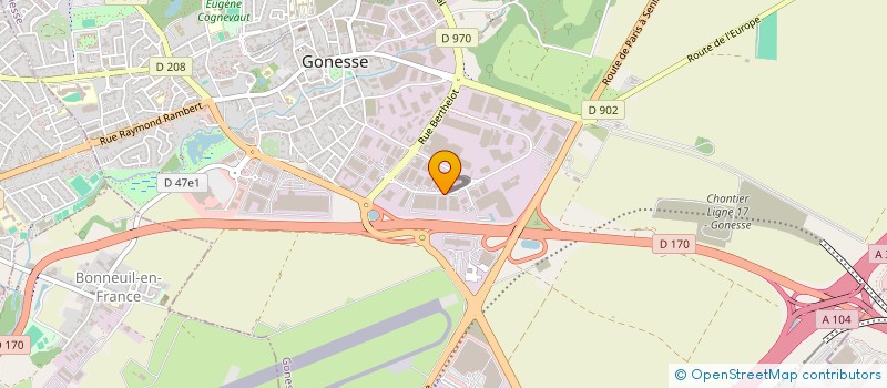 localisation de l'entreprise BRICO DECO  GONESSE