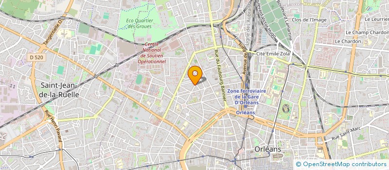 localisation de l'entreprise BRICO ELECT à ORLEANS
