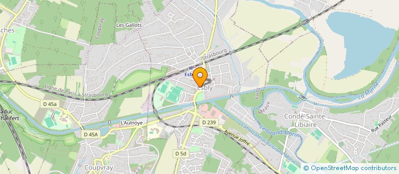 localisation de l'entreprise BRICO ET SERVICES à ESBLY