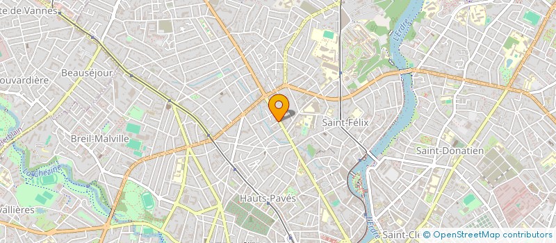 localisation de l'entreprise BRICO EXPRESS à NANTES