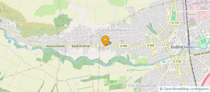 localisation de l'entreprise BRICO ISSOIRE à ISSOIRE