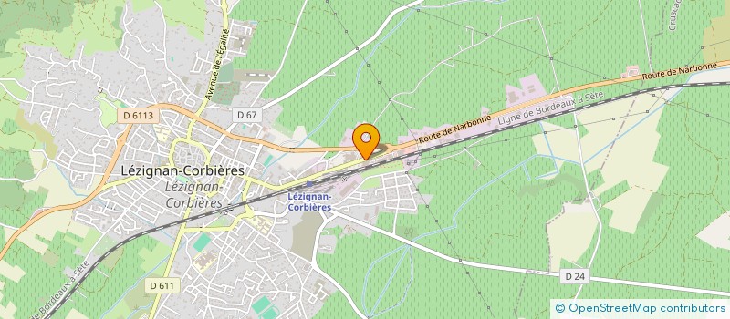localisation de l'entreprise BRICO LEZIGNAN à LEZIGNAN-CORBIERES