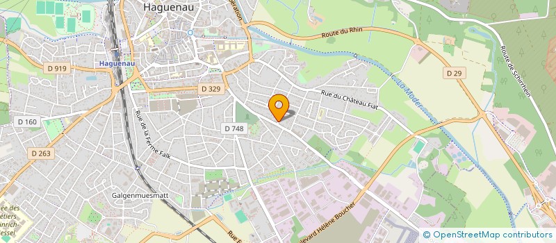 localisation de l'entreprise BRICO LUTZ à HAGUENAU