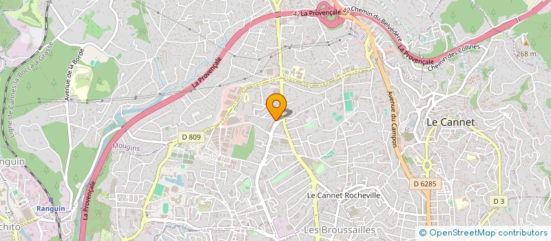 localisation de l'entreprise BRICO MALIN à LE CANNET