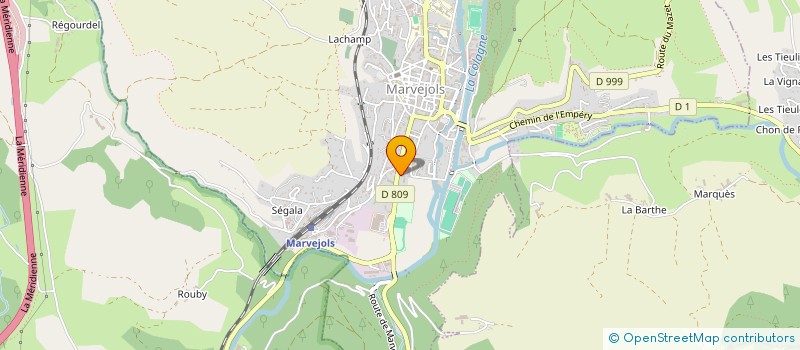 localisation de l'entreprise BRICO MARVEJOLS  MARVEJOLS