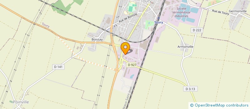 localisation de l'entreprise BRICO MENAGER à TOURY