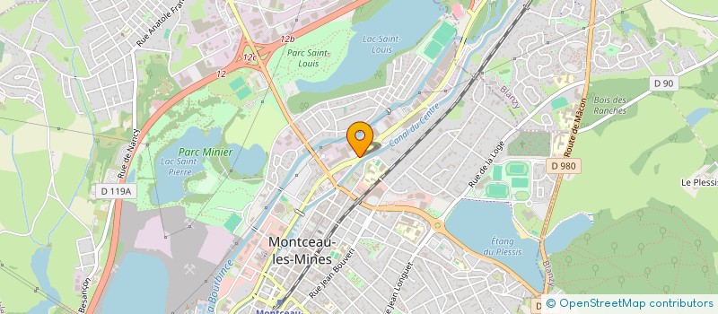 localisation de l'entreprise BRICO MONTCEAU à MONTCEAU-LES-MINES
