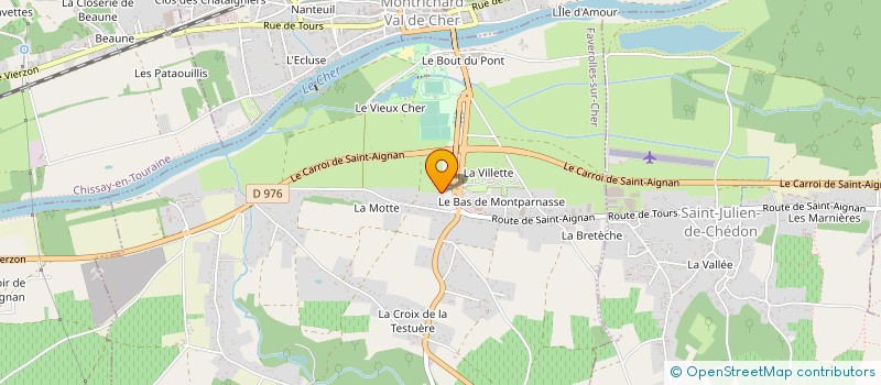 localisation de l'entreprise BRICO-MONTRICHARD  FAVEROLLES-SUR-CHER