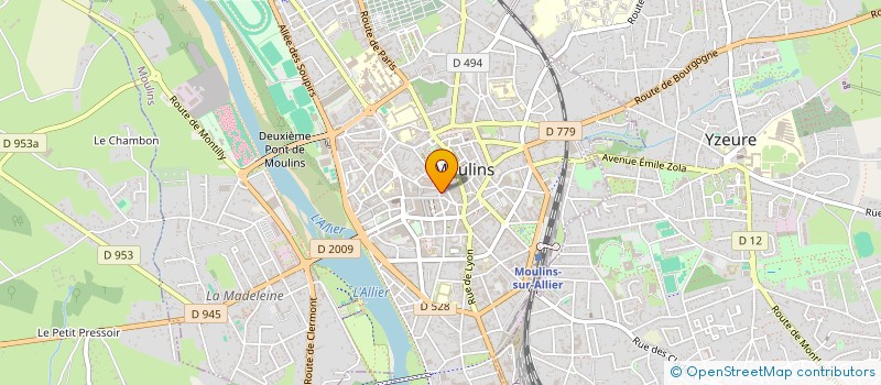 localisation de l'entreprise BRICO-NAV à MOULINS