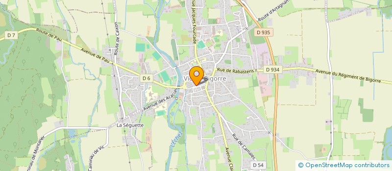 localisation de l'entreprise BRICO-PLUS  VIC-EN-BIGORRE