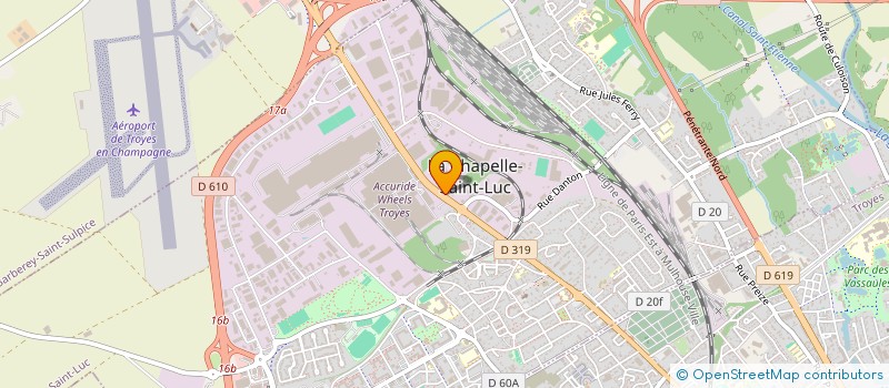 localisation de l'entreprise BRICO POUR LA DECO à LA CHAPELLE-SAINT-LUC