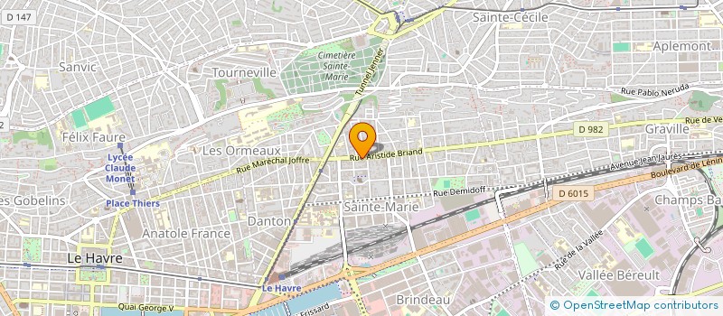 localisation de l'entreprise BRICO RESEAU  LE HAVRE