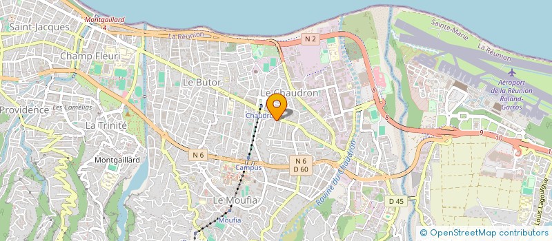 localisation de l'entreprise BRICO RUN à SAINT-DENIS
