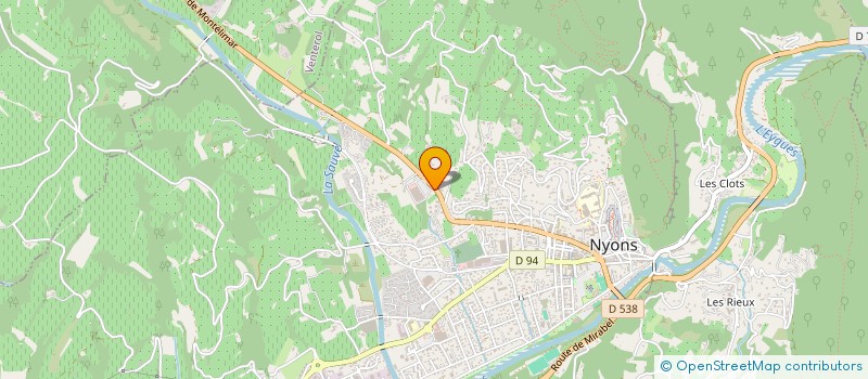 localisation de l'entreprise BRICO SERRE LEYDIER à NYONS