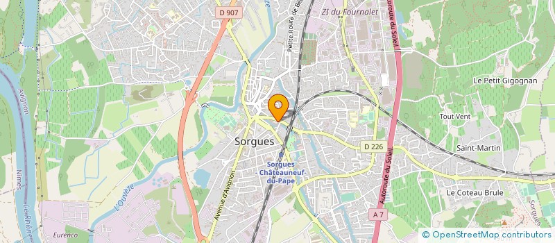 localisation de l'entreprise BRICO SERVICE DU QUEYRON à SORGUES