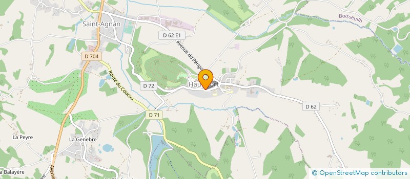 localisation de l'entreprise BRICO SERVICE PERIGOURDIN  HAUTEFORT