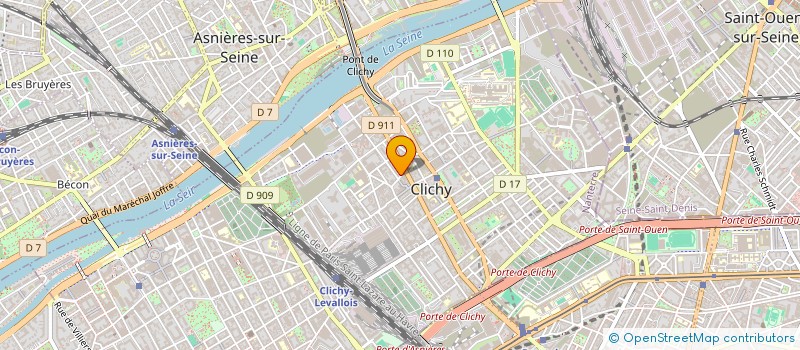 localisation de l'entreprise BRICO SERVICES à CLICHY