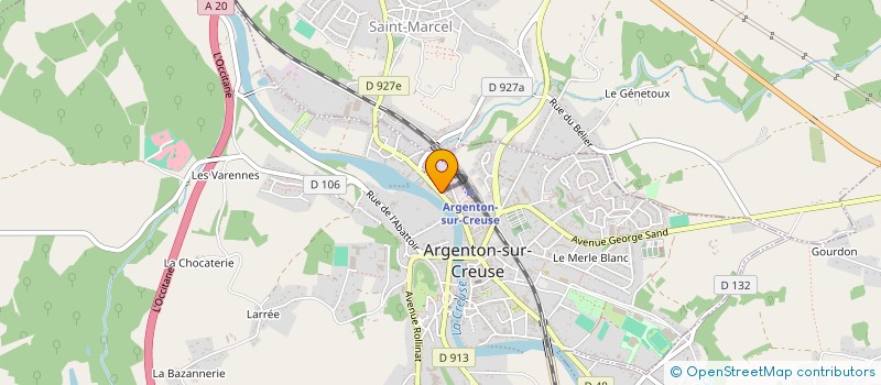 localisation de l'entreprise BRICO SERVICES ARGENTONNAIS à ARGENTON-SUR-CREUSE