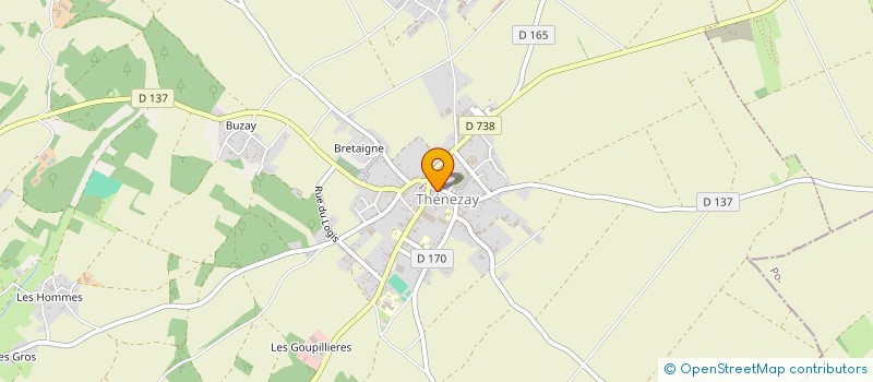 localisation de l'entreprise BRICO THENEZAY  THENEZAY