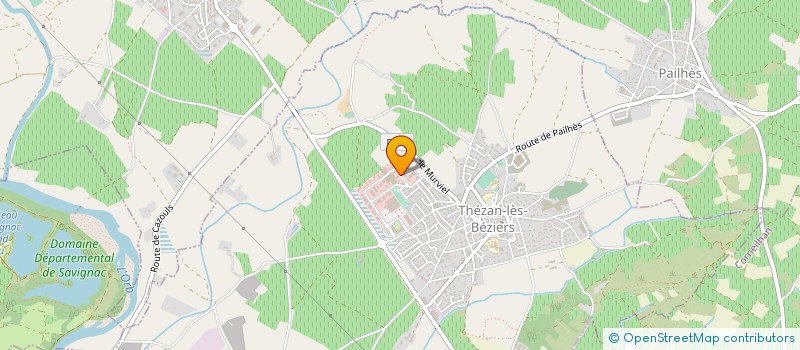 localisation de l'entreprise BRICO THEZAN à THEZAN-LES-BEZIERS