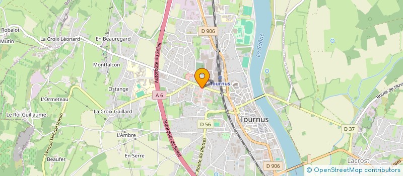 localisation de l'entreprise BRICO TOURNUS à TOURNUS