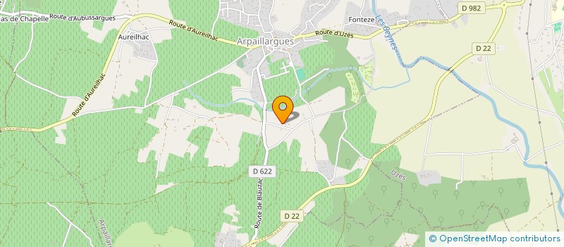 localisation de l'entreprise BRICO-UZES à UZES