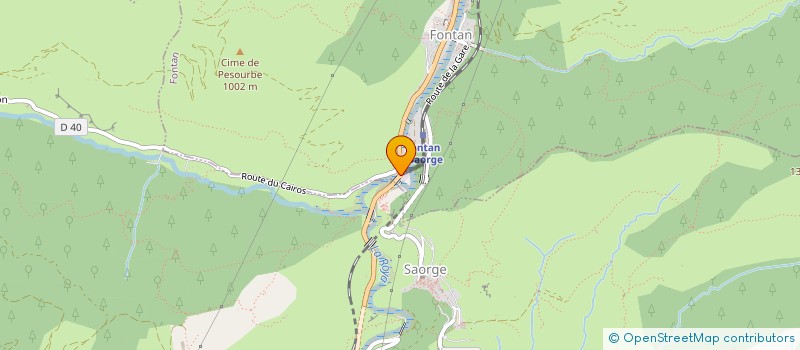 localisation de l'entreprise BRICO-VALLEE ET MATERIAUX à FONTAN