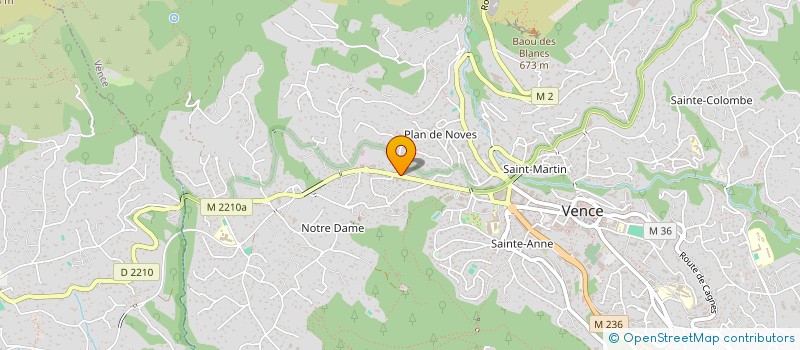 localisation de l'entreprise BRICO-VENCE à VENCE