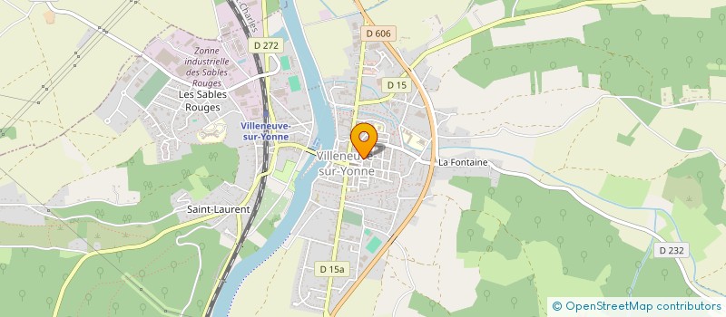 localisation de l'entreprise BRICO VILLENEUVE à VILLENEUVE-SUR-YONNE
