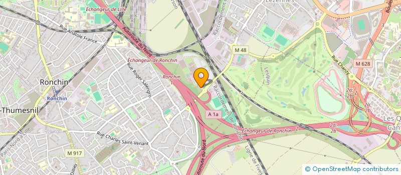 localisation de l'entreprise BRICO XXX  RONCHIN