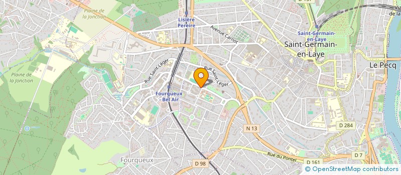 localisation de l'entreprise BRICOBAL à SAINT-GERMAIN-EN-LAYE