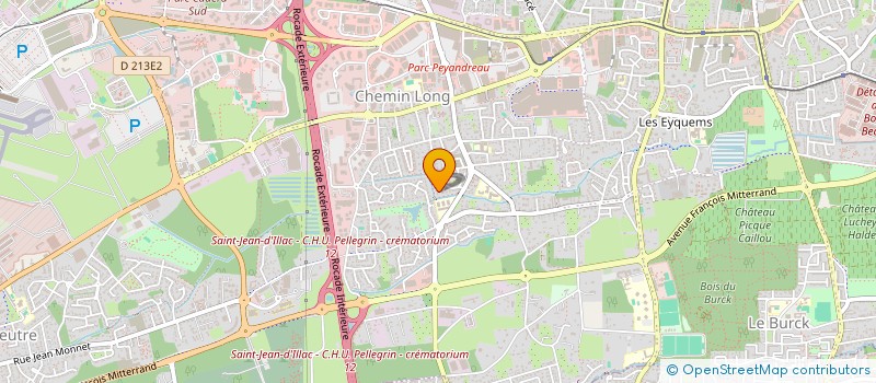 localisation de l'entreprise BRICOBEE à MERIGNAC