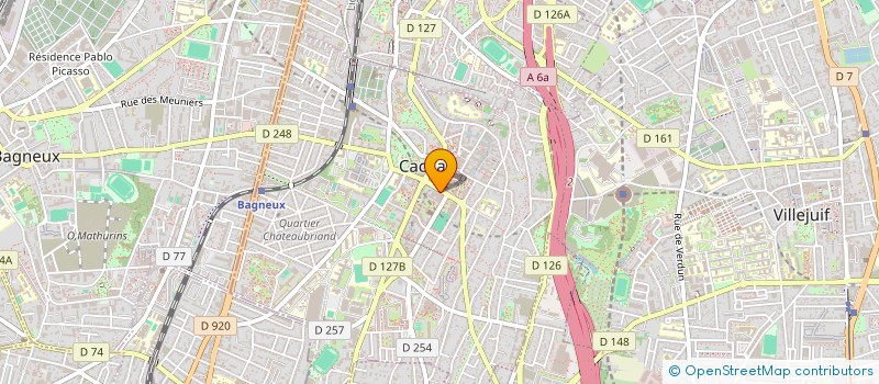 localisation de l'entreprise BRICOCACH à CACHAN