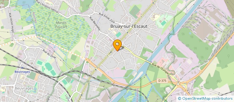 localisation de l'entreprise BRICOCARRELAGE  BRUAY-SUR-L'ESCAUT