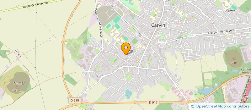 localisation de l'entreprise BRICOCARVIN à CARVIN