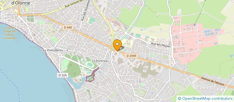 localisation de l'entreprise BRICOCEANE à LES SABLES D'OLONNE