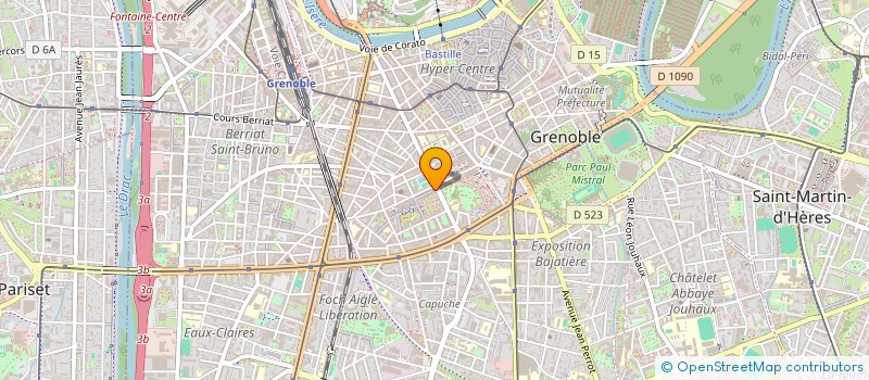 localisation de l'entreprise BRICOCITY à GRENOBLE