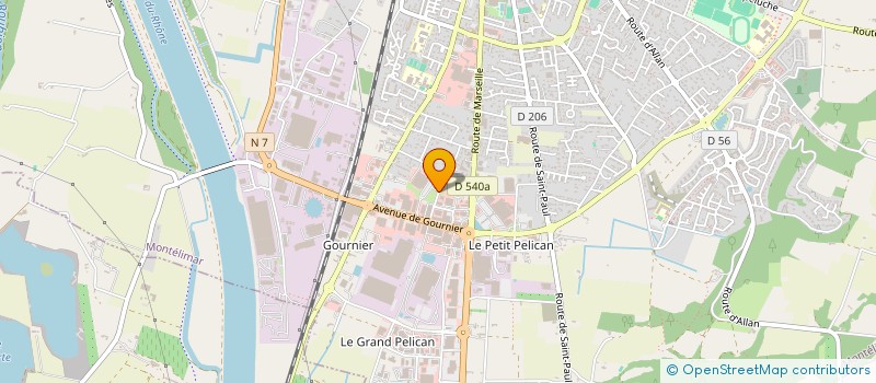 localisation de l'entreprise BRICODONA  MONTELIMAR