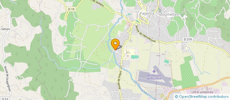 localisation de l'entreprise BRICOGEMI  FAYENCE