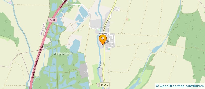 localisation de l'entreprise BRICOL'21  ARCEAU