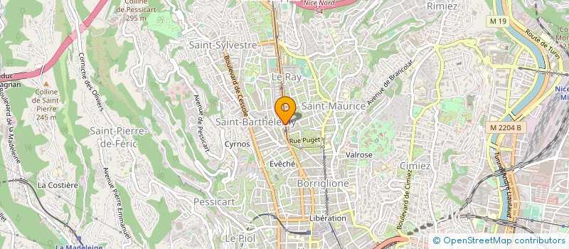 localisation de l'entreprise BRICOL SERVICE GORBELLA à NICE